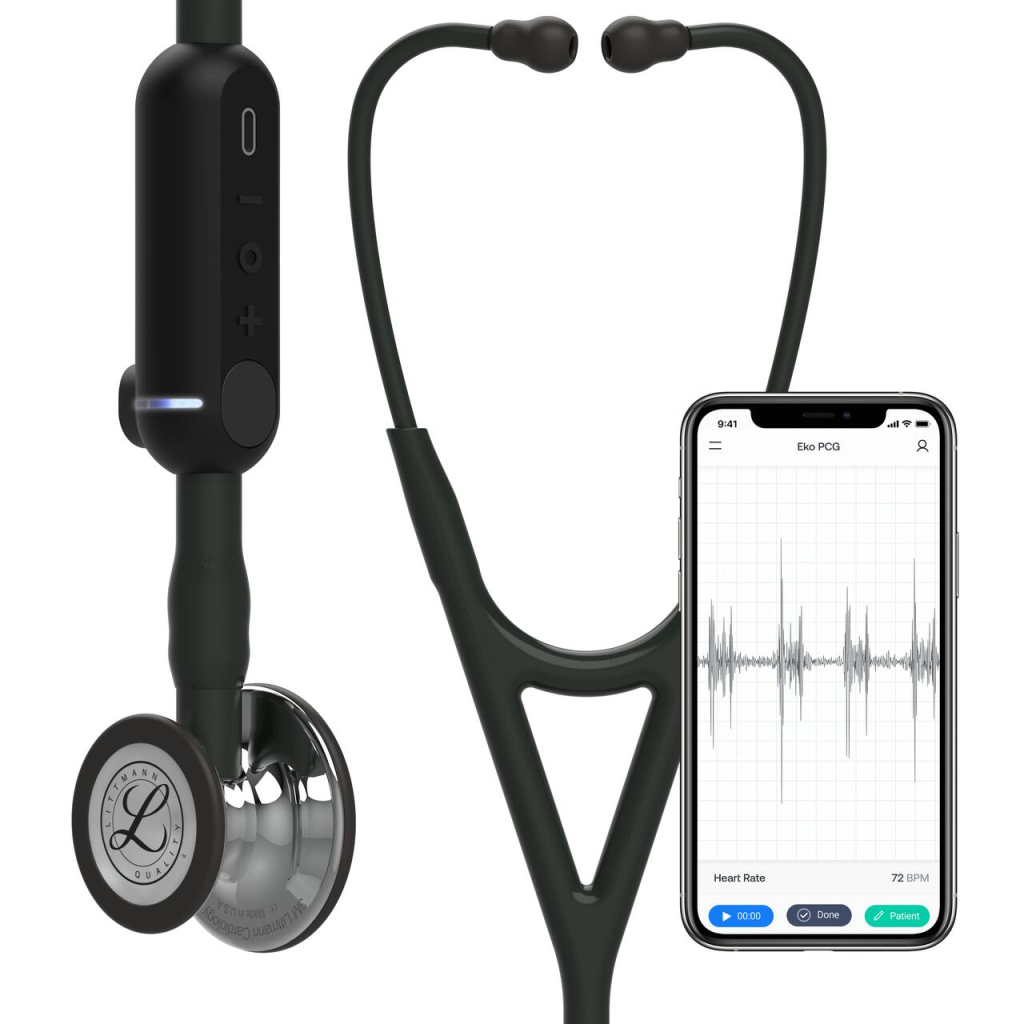 Stetoscop Littmann Electronic CORE DIGITAL 8869 negru capsula oglinda