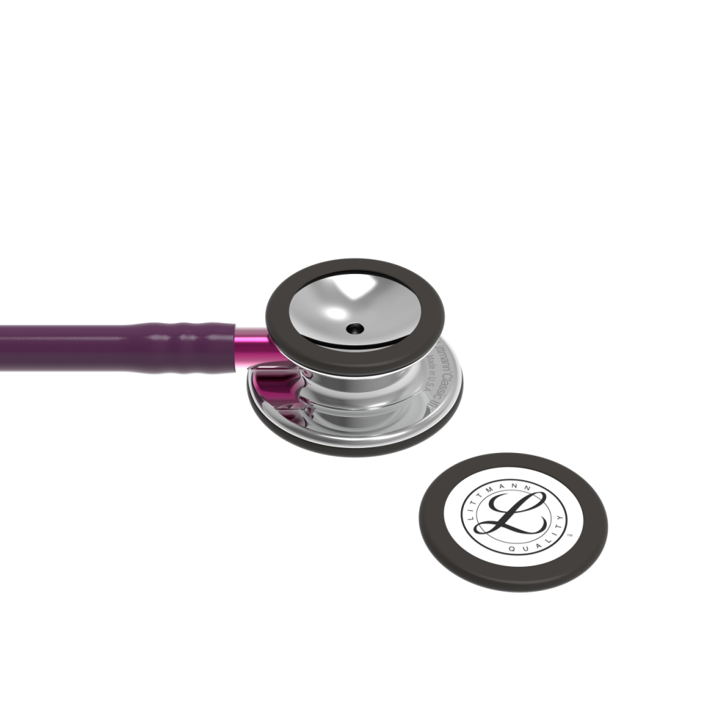 Stetoscop 3M Littmann Classic III Plum cu capsula oglinda 5960 - capsula + diafragma