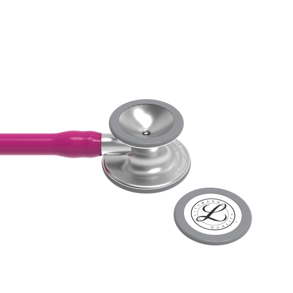 Stetoscop 3M Littmann Cardiology IV Roz inchis - Zmeura 6158 - capsula + diafragma